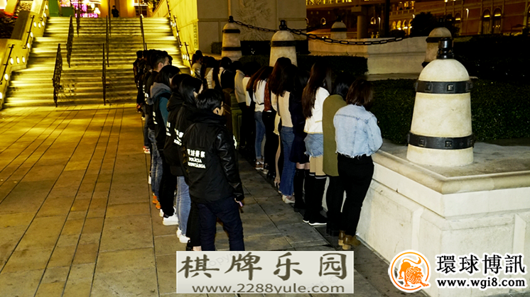 澳门司警在金光大道拘捕26名卖淫女